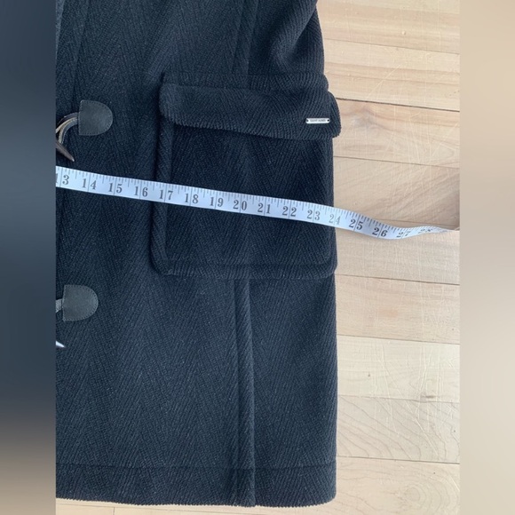 SAINT-JAMES - Wool Duffle Coat with Hood | Classic Toggle Closure - Picture 9 of 16